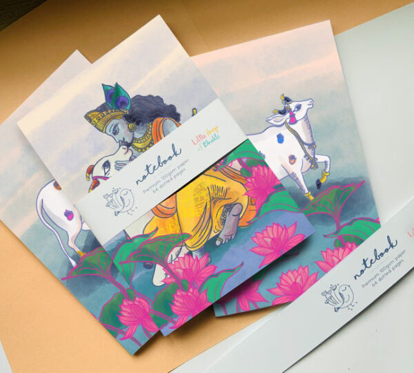Krishna Govinda & Mangala cow Notebook