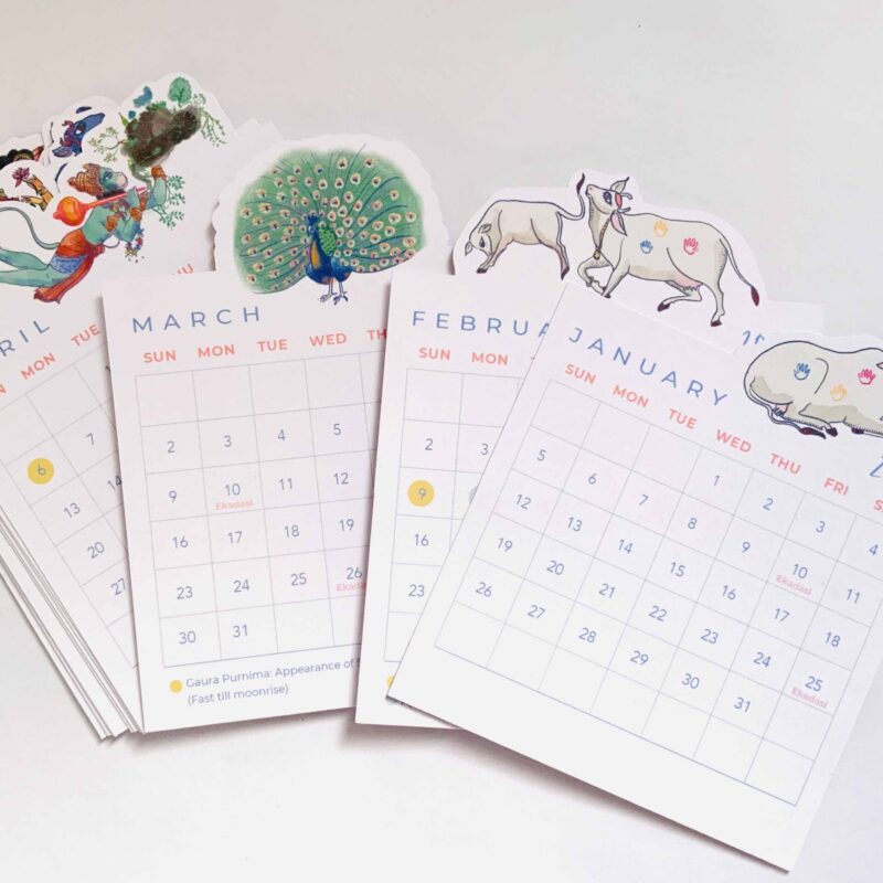 Vaisnava Desk Calendar