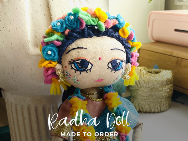 Radha doll - Made to order