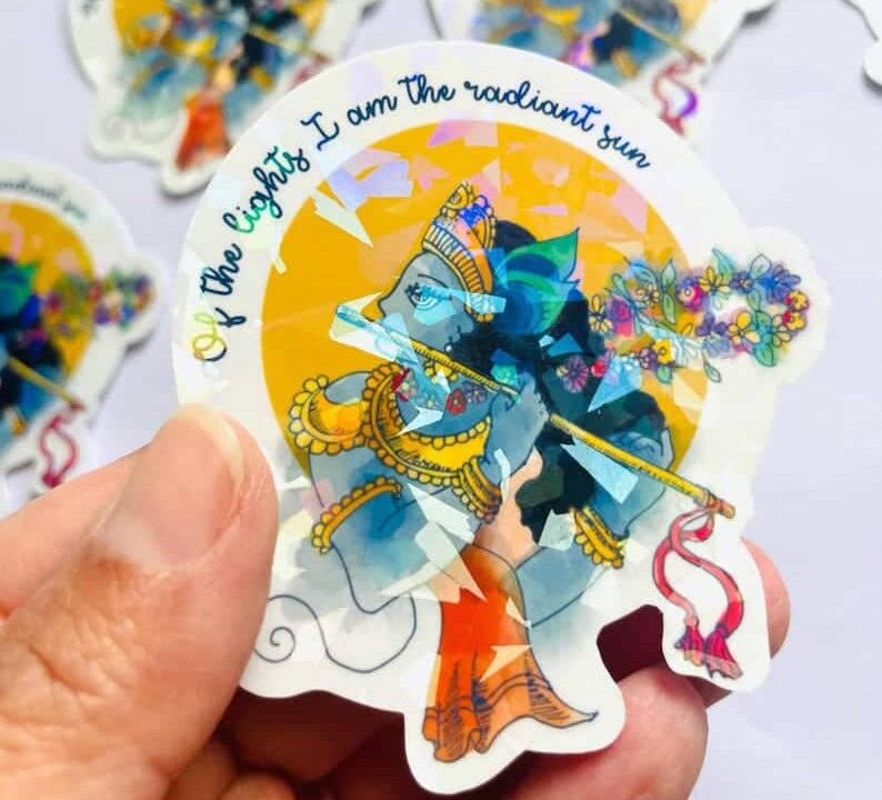 Krishna Murari Vinyl Sticker