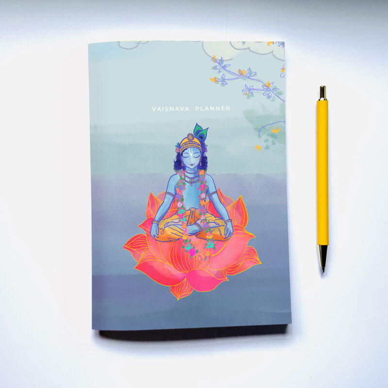 Krishna Lotus Vaisnava Planner softcover